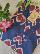 "Sifra" Blue Printed Cotton kurta