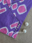 "Mandira" Purple Cotton kurta - Big Size