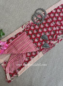 "Mumtaz" Hand Block Printed Bagru Cotton kurta