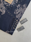 "Viras" Black Printed Cotton kurta
