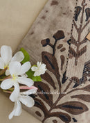 "Heer" Grey Brown Printed Cotton kurta