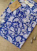 "Reya" Hand Block Printed Cotton kurta