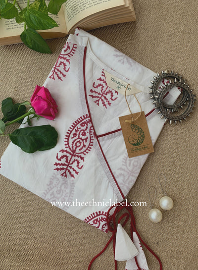 "Jahaan" Hand Block Printed Cotton kurta