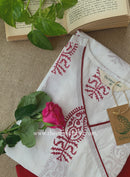 "Humrah" Hand Block Printed Cotton kurta with pant- 2pc