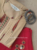 "Chandan" Hand Block Printed Cotton kurta pant set- 2pc