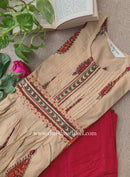 "Chandan" Hand Block Printed Cotton kurta pant set- 2pc