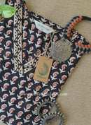 "Chhapai" Hand Block Printed Bagru Cotton kurta