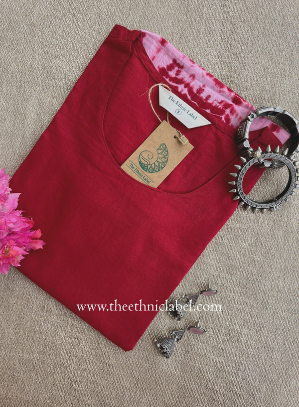 "Aaryahi" Tie and Dye Cotton kurta