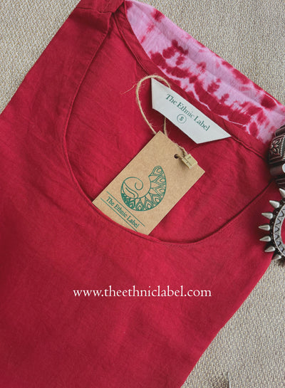 "Aaryahi" Tie and Dye Cotton kurta