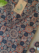 "Sulbha" Black Cotton kurta - Big Size