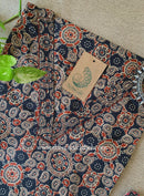 "Sulbha" Black Cotton kurta - Big Size