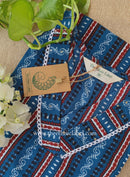 "Resham" Laced Cotton kurta