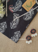 "Sushma" Laced Cotton kurta