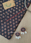 "Amber" Laced Cotton kurta