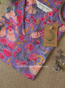 "Nandini" Floral Cotton Kurta