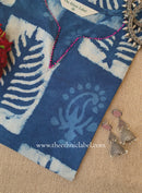 "Aarna" Hand Block Printed Bagru Indigo Cotton kurta