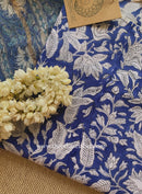 "Kimaya" Hand Block Printed Cotton kurta with kota doria dupatta (2pc)