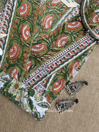 Aseera Cotton Kurta with pants (2pc)