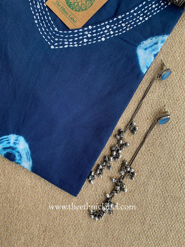 "Nirva" Tie and Dye Cotton kurta