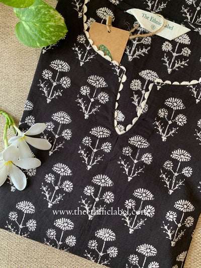 "Surbhi" Laced Cotton kurta