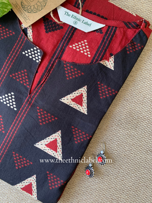 "Shifa" Printed Cotton kurta