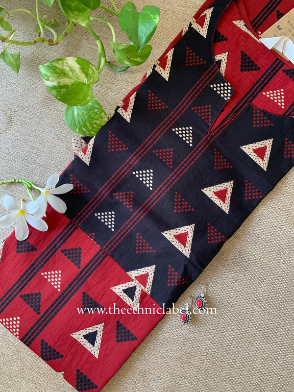 "Shifa" Printed Cotton kurta
