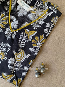 "Virsa" Hand Block Printed Bagru Cotton kurta