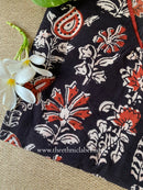 "Kachnar" Hand Block Printed Bagru Cotton kurta