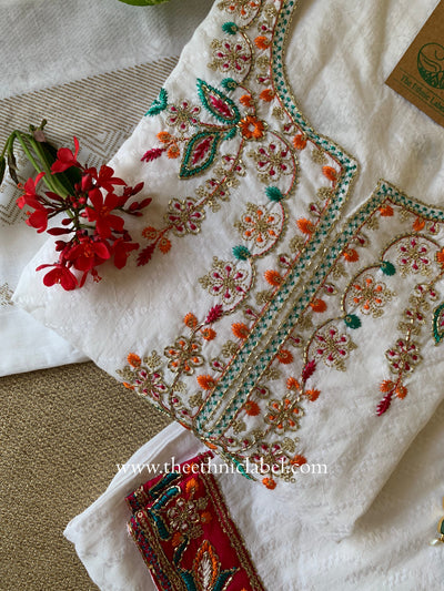 "Simaran" Cotton Kurta Set with Dupatta(3pc)