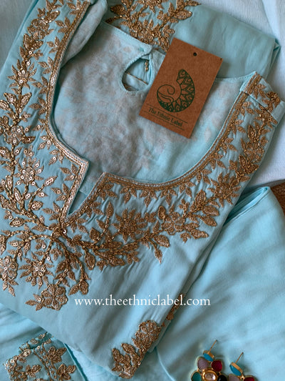 "Ruhani" Silk Kurta Set with Dupatta(3pc)