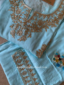 "Ruhani" Silk Kurta Set with Dupatta(3pc)