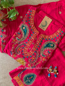 "Nayaab" Rani Cotton Kurta Set with Dupatta (3pc)