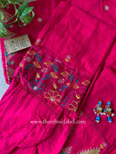 "Nayaab" Rani Cotton Kurta Set with Dupatta (3pc)