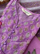 "Parijat" Kota Doria Kurta Set with Dupatta(3pc)