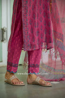 "Chanak" Pure Kota Doria Kurta Set with Dupatta (3pc)