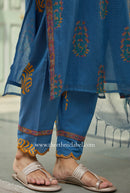 "Chirmi" Pure Kota Doria Kurta Set with Dupatta (3pc)