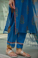 "Chirmi" Pure Kota Doria Kurta Set with Dupatta (3pc)
