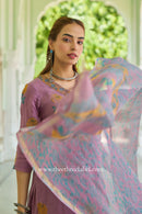 "Rumi" Pure Kota Doria Kurta Set with Dupatta (3pc)