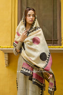"Noor" Hand Block Printed Chanderi Suit Set(3pc)