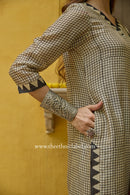 "Noor" Hand Block Printed Chanderi Suit Set(3pc)