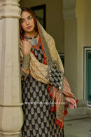 "Palaash" Hand Block Printed Chanderi Suit Set(3pc)