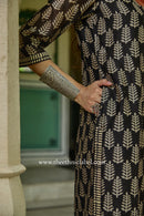 "Palaash" Hand Block Printed Chanderi Suit Set(3pc)