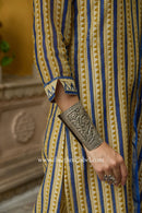 "Rajsi" Hand Block Printed Chanderi Suit Set (3pc)