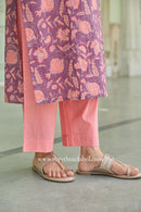 Aadya Hand Block Printed Cotton Kurta