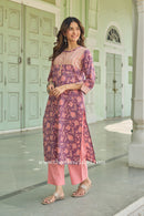 Aadya Hand Block Printed Cotton Kurta