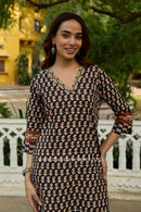 Chhapai Hand Block Printed Bagru Cotton kurta