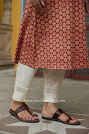 Rutvi Hand Block Printed Bagru Cotton kurta