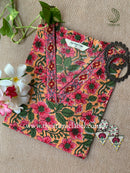 "Bhumika" Floral Cotton kurta