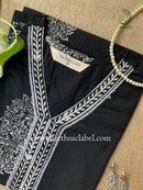 "Supriya" Hand Work Cotton kurta