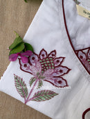 "Muskurahat" Hand Block Printed Cotton kurta